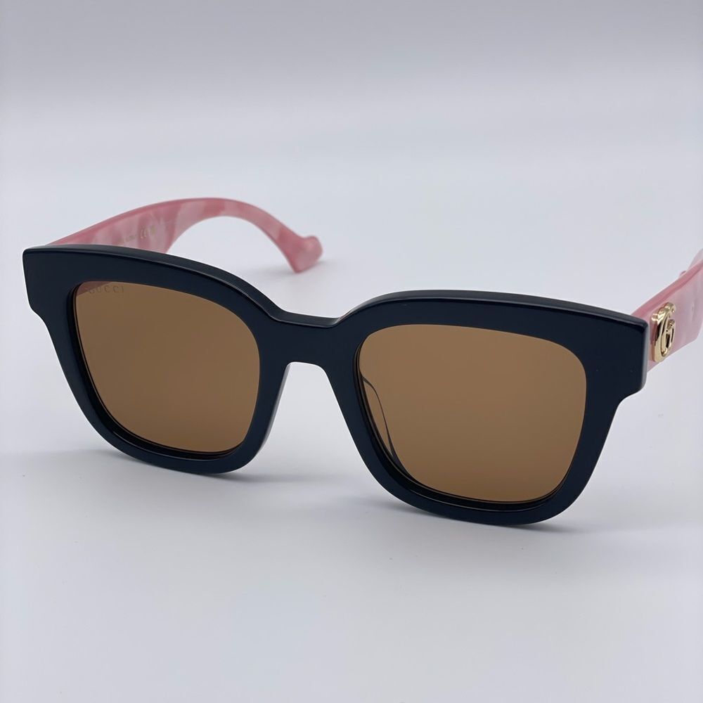 BRAND NEW GUCCI GG0998S 005 Black/Pink/Brown Women Sunglasses - Picture 5 of 11